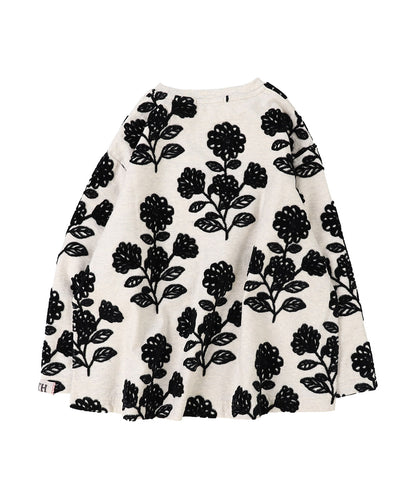 Floral Velore Jacquard Pullover