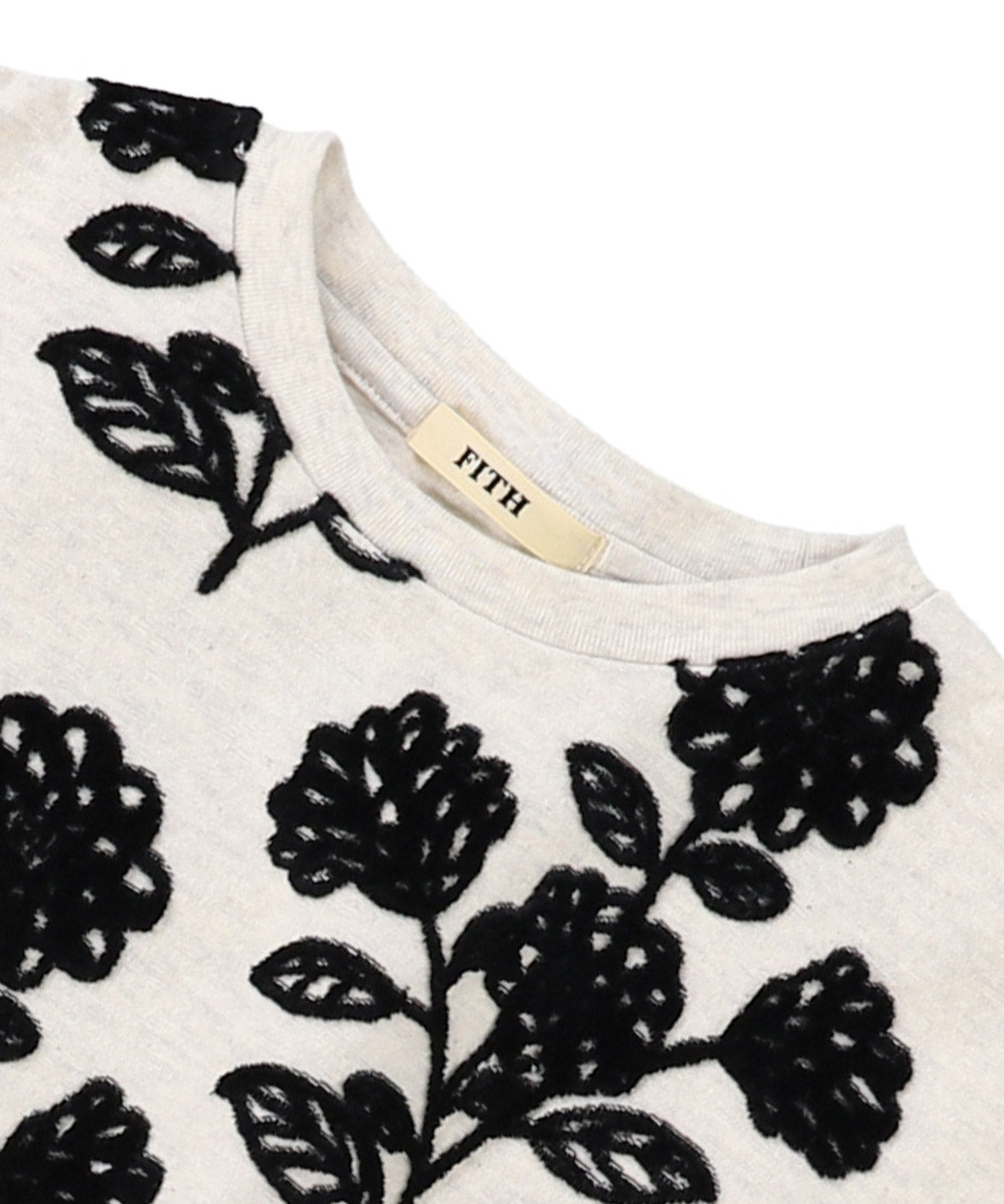 Floral Velore Jacquard Pullover