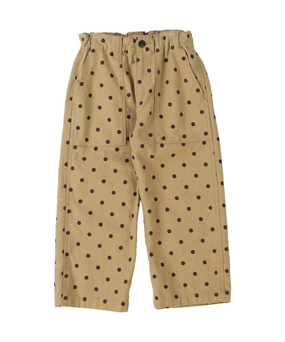 Dot Back Satin Pants