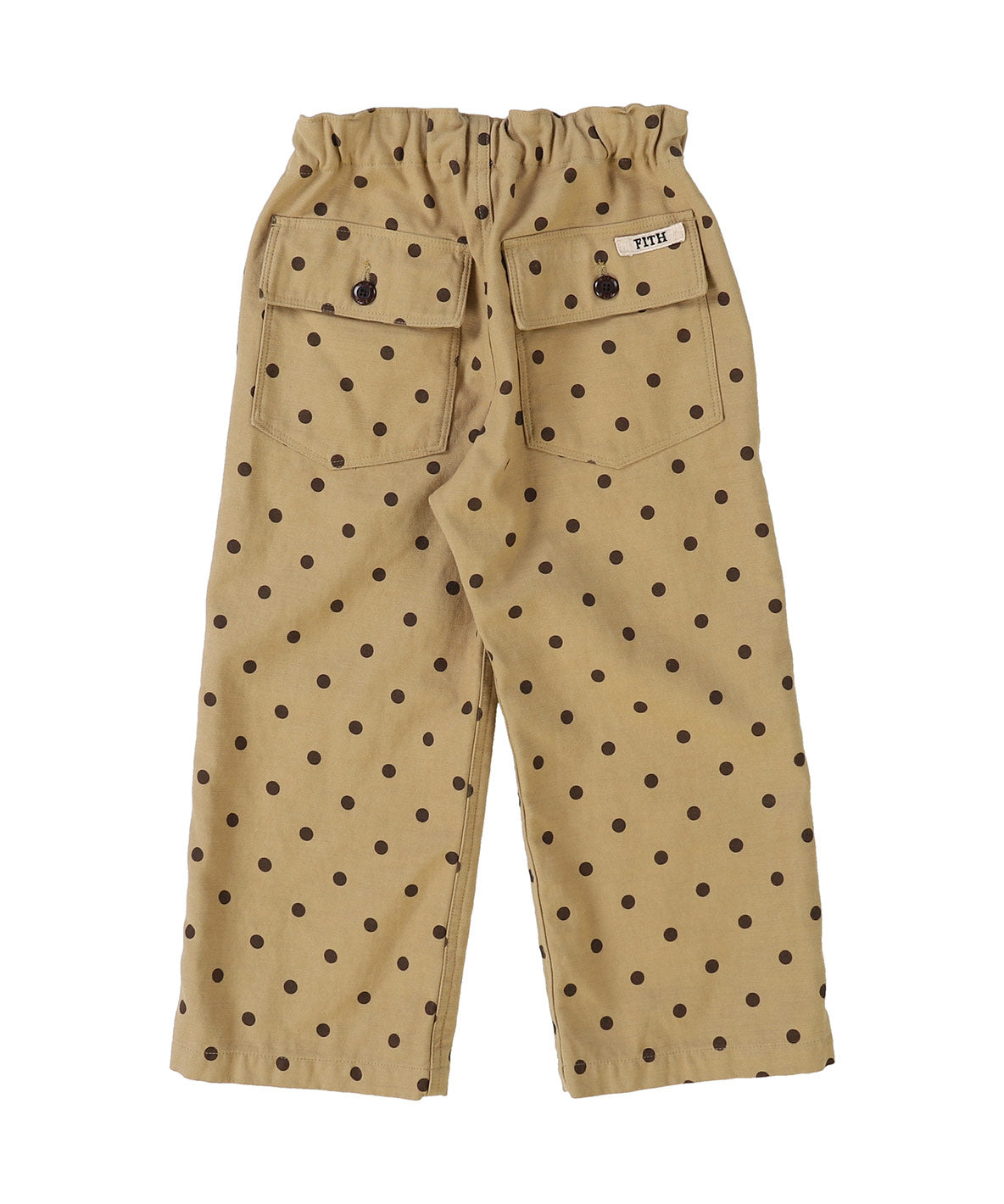 Dot Back Satin Pants
