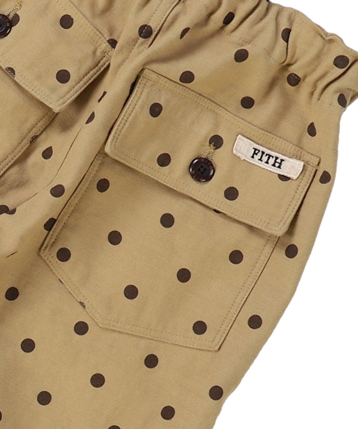 Dot Back Satin Pants