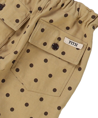 Dot Back Satin Pants
