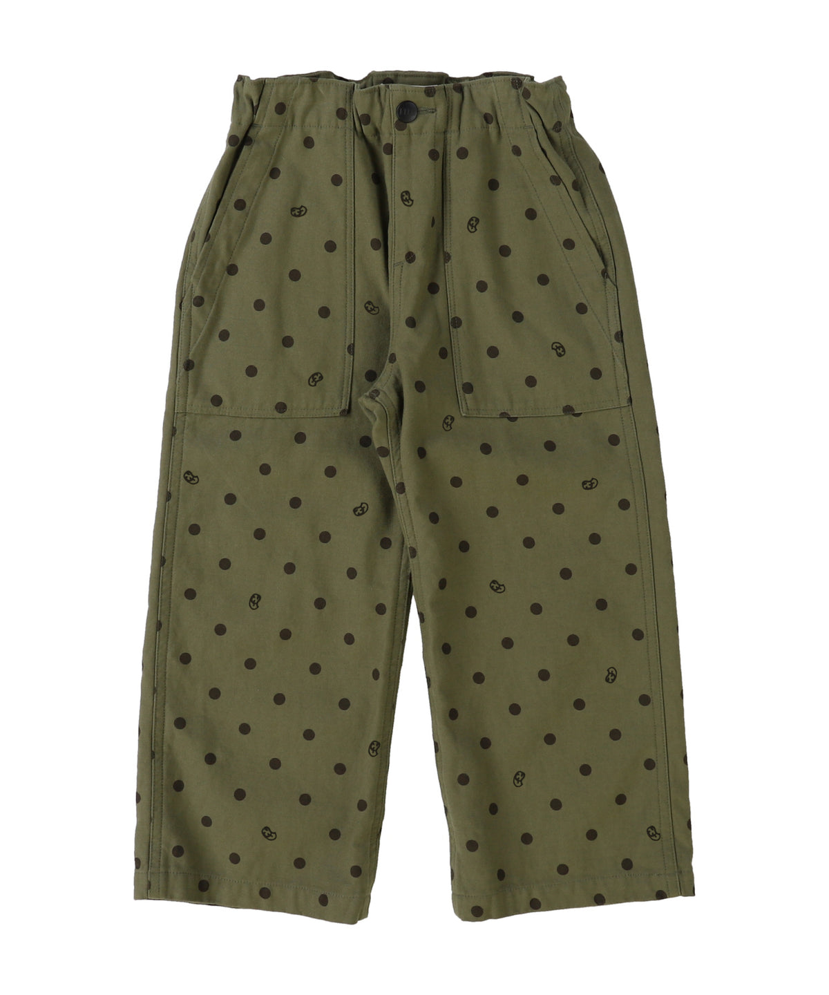 Dot Back Satin Pants