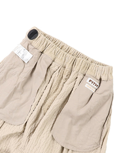 Cotton Sheersucker Corduroy Pants(LADIES)