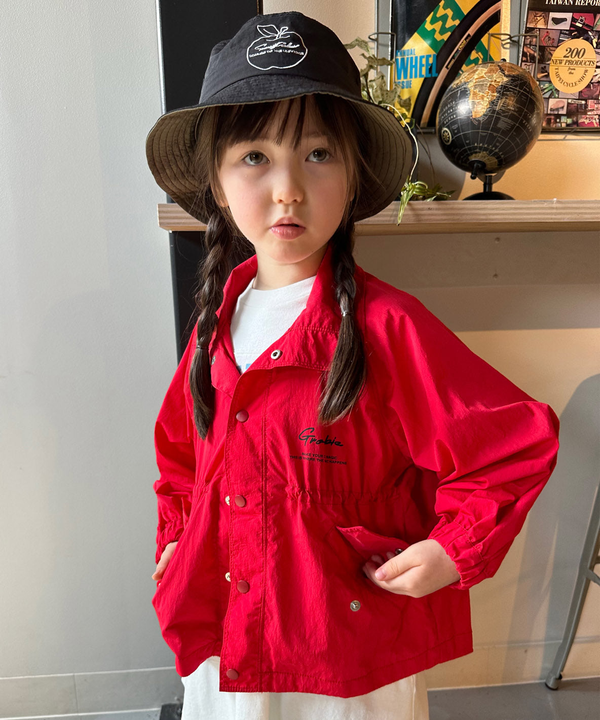 Nylon Flare Back Jacket