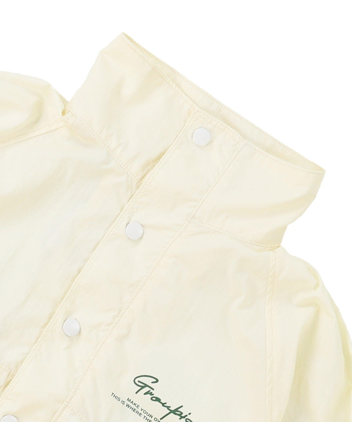 Nylon Flare Back Jacket