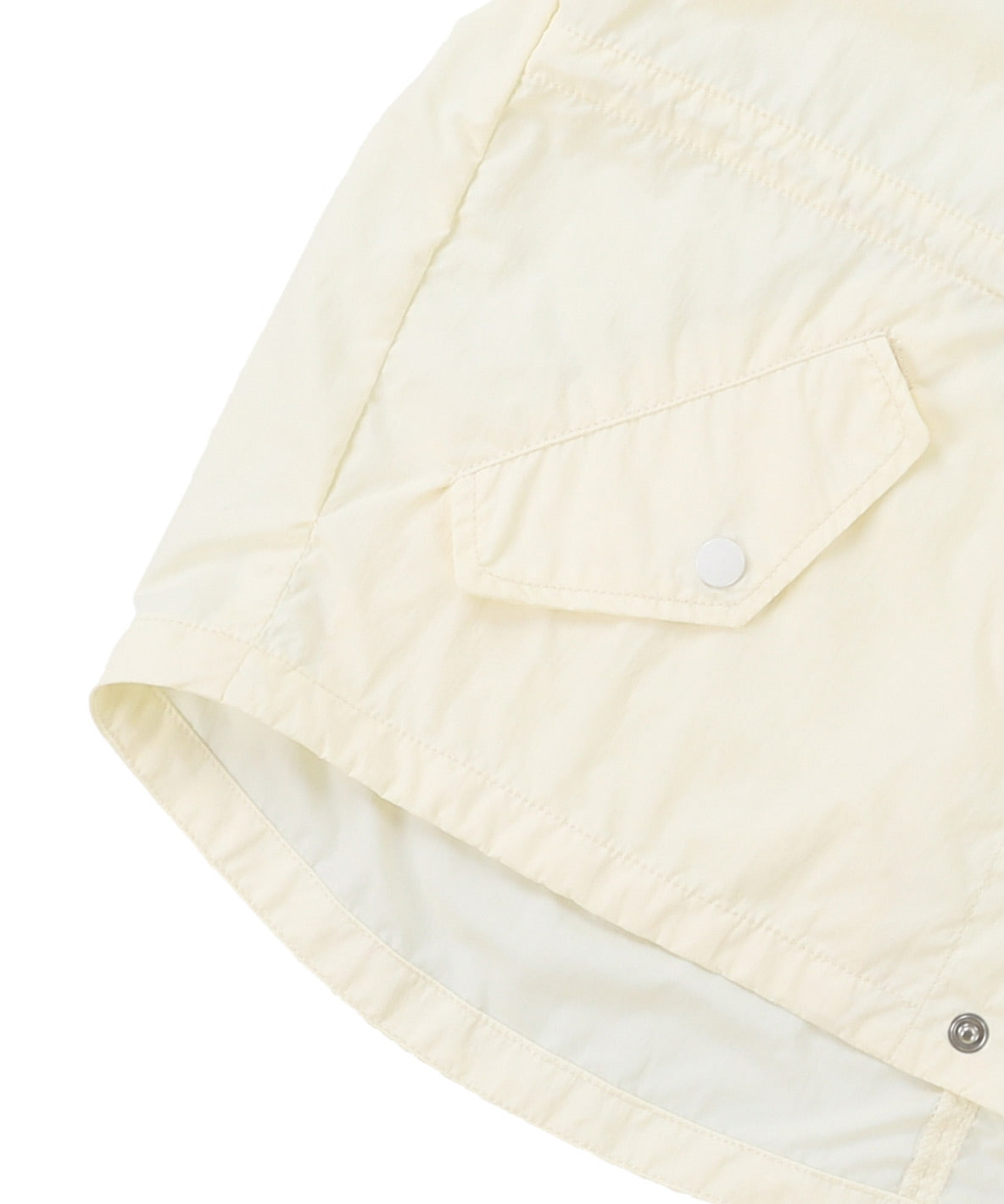 Nylon Flare Back Jacket