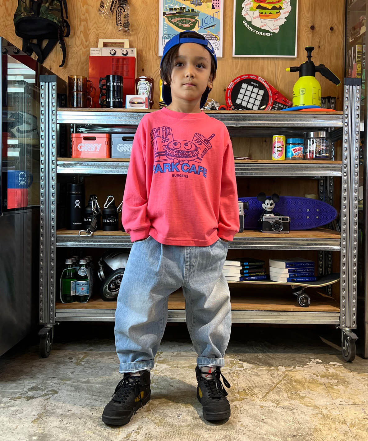 PARK CAFE BURGERS Long Sleeve Tee