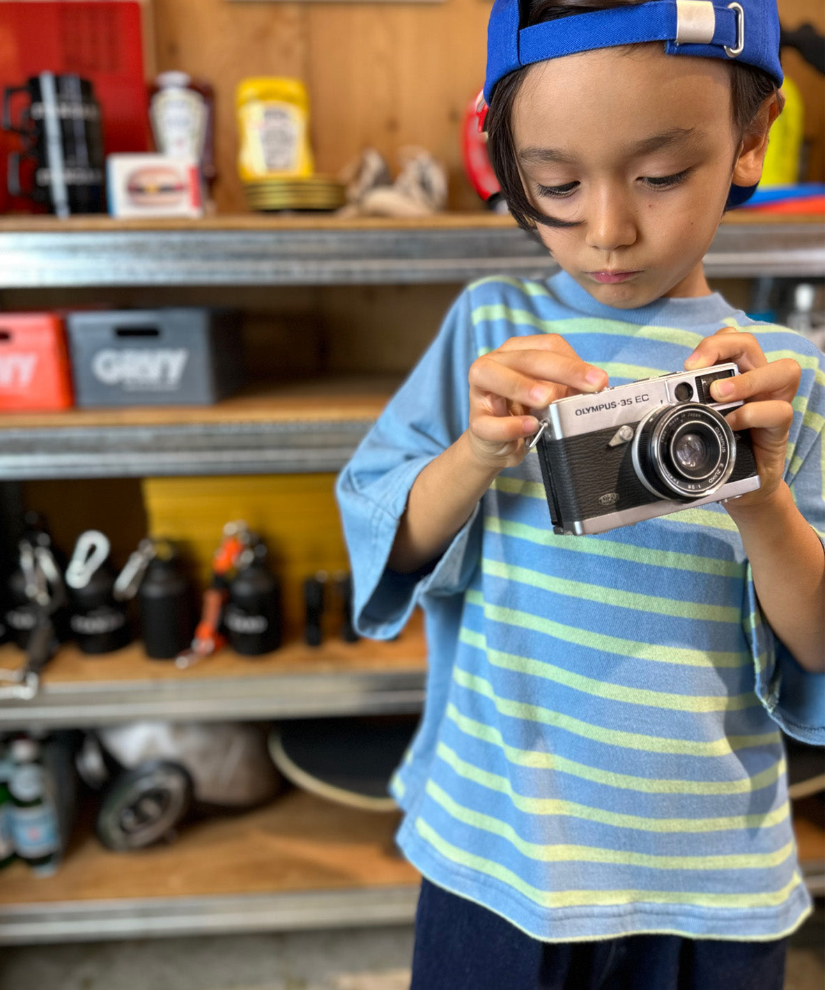 Striped Switched Wide Tee