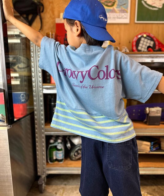 Striped Switched Wide Tee