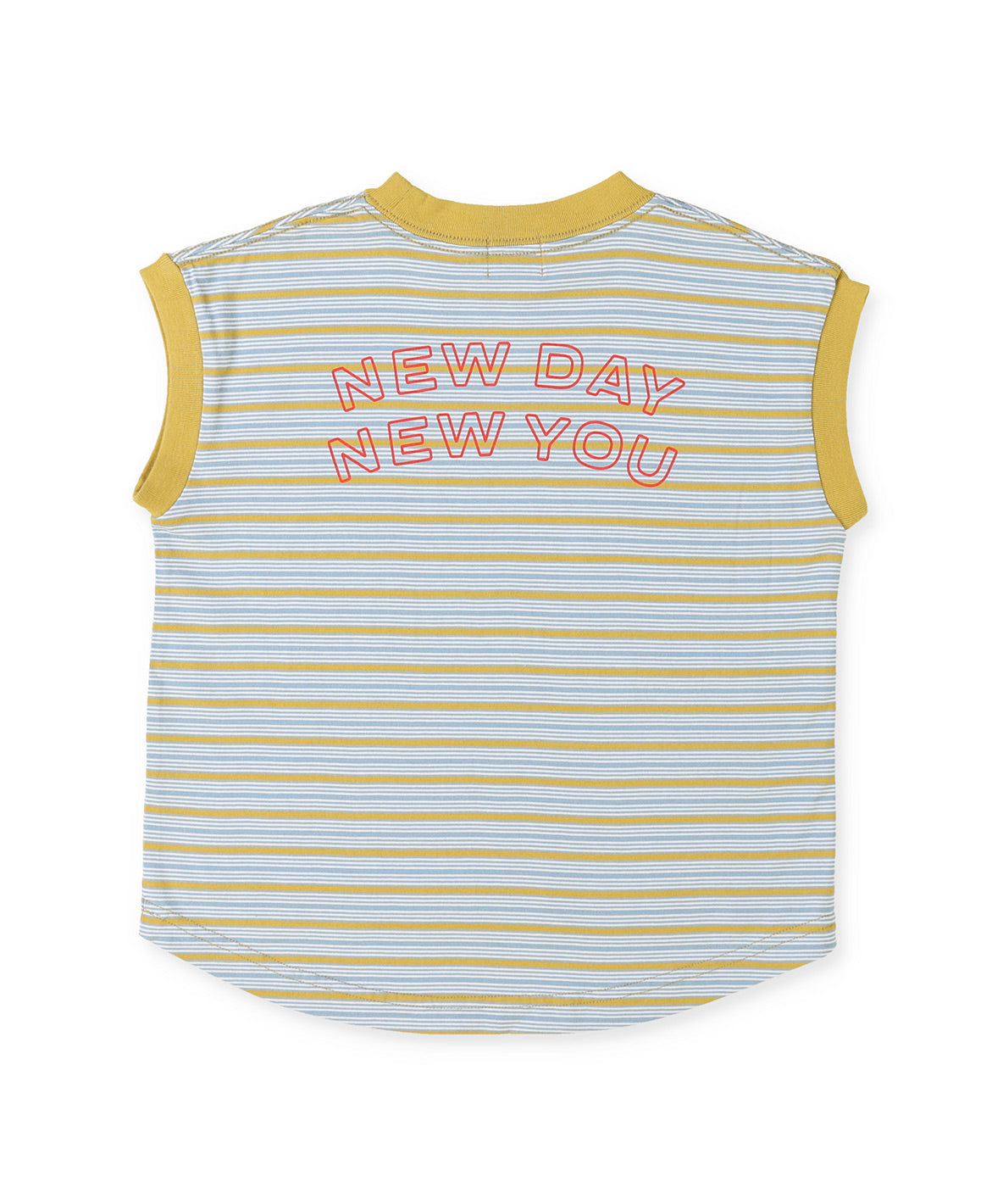 Multi Striped Sleeveless Tee