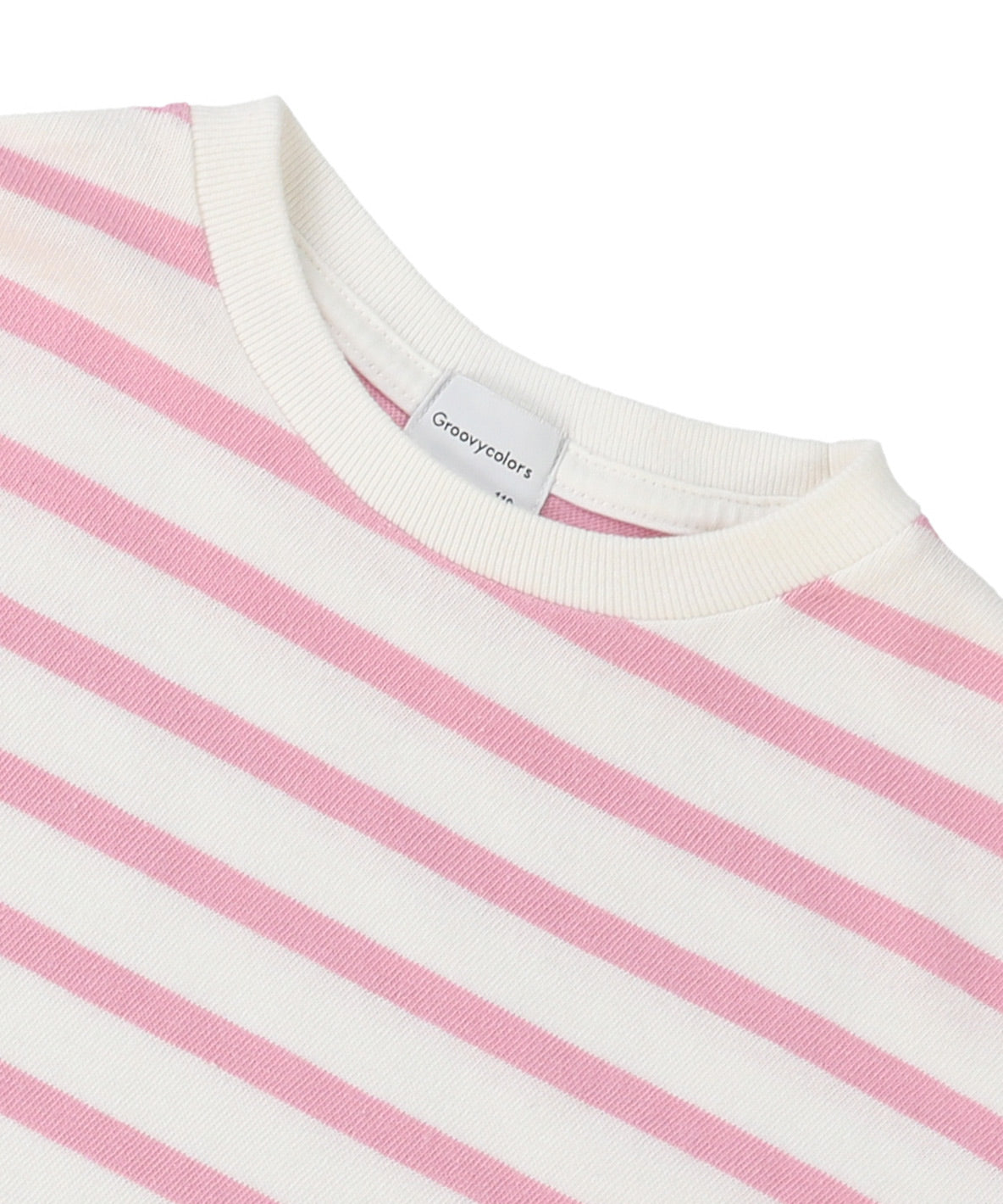 Striped Tent Silhouette Long Sleeve Dress