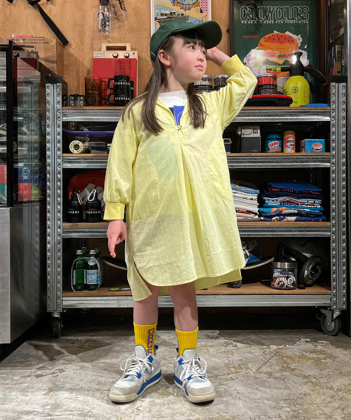 Soft Twill Sailor Shirt Dress