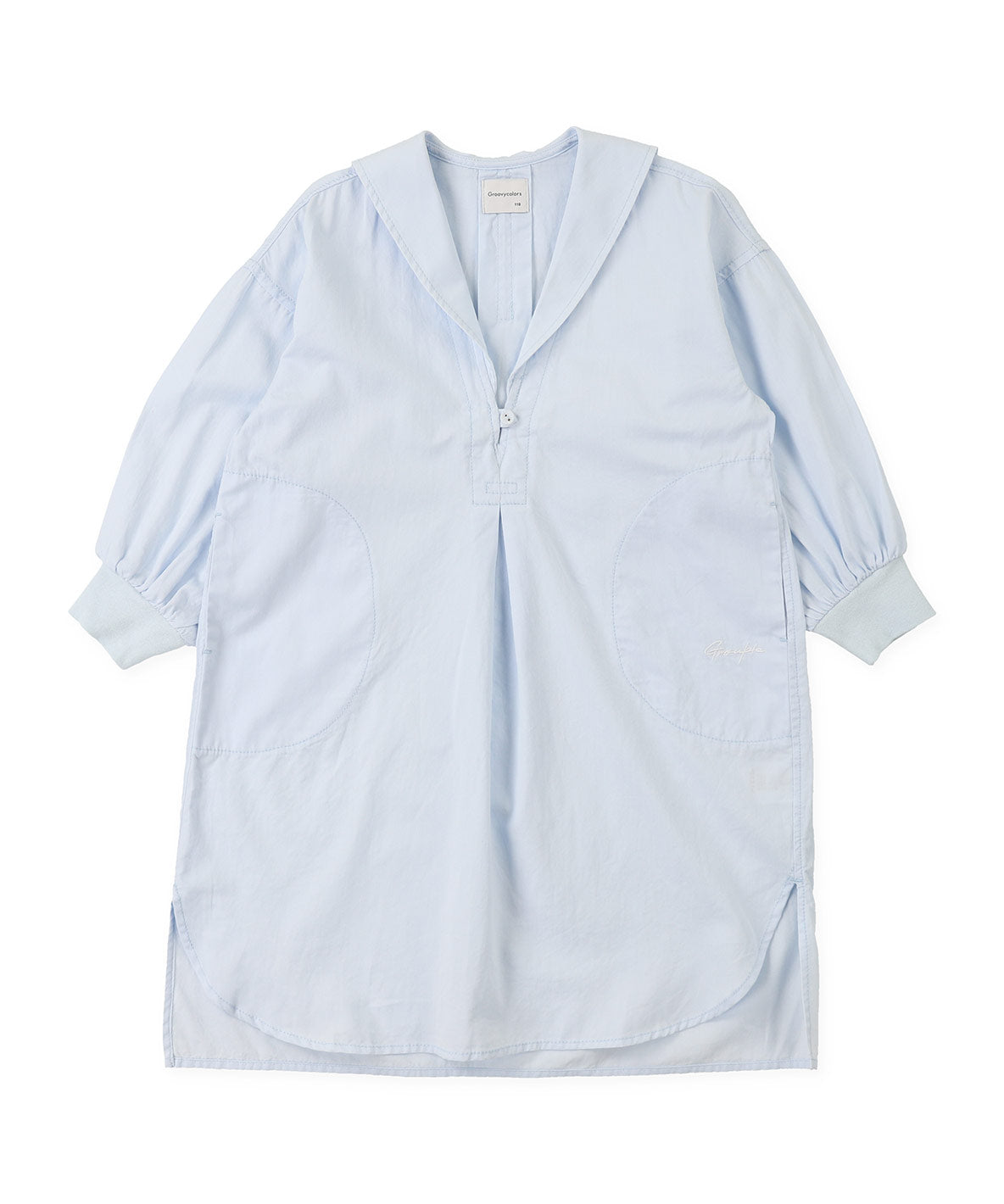 Soft Twill Sailor Shirt Dress