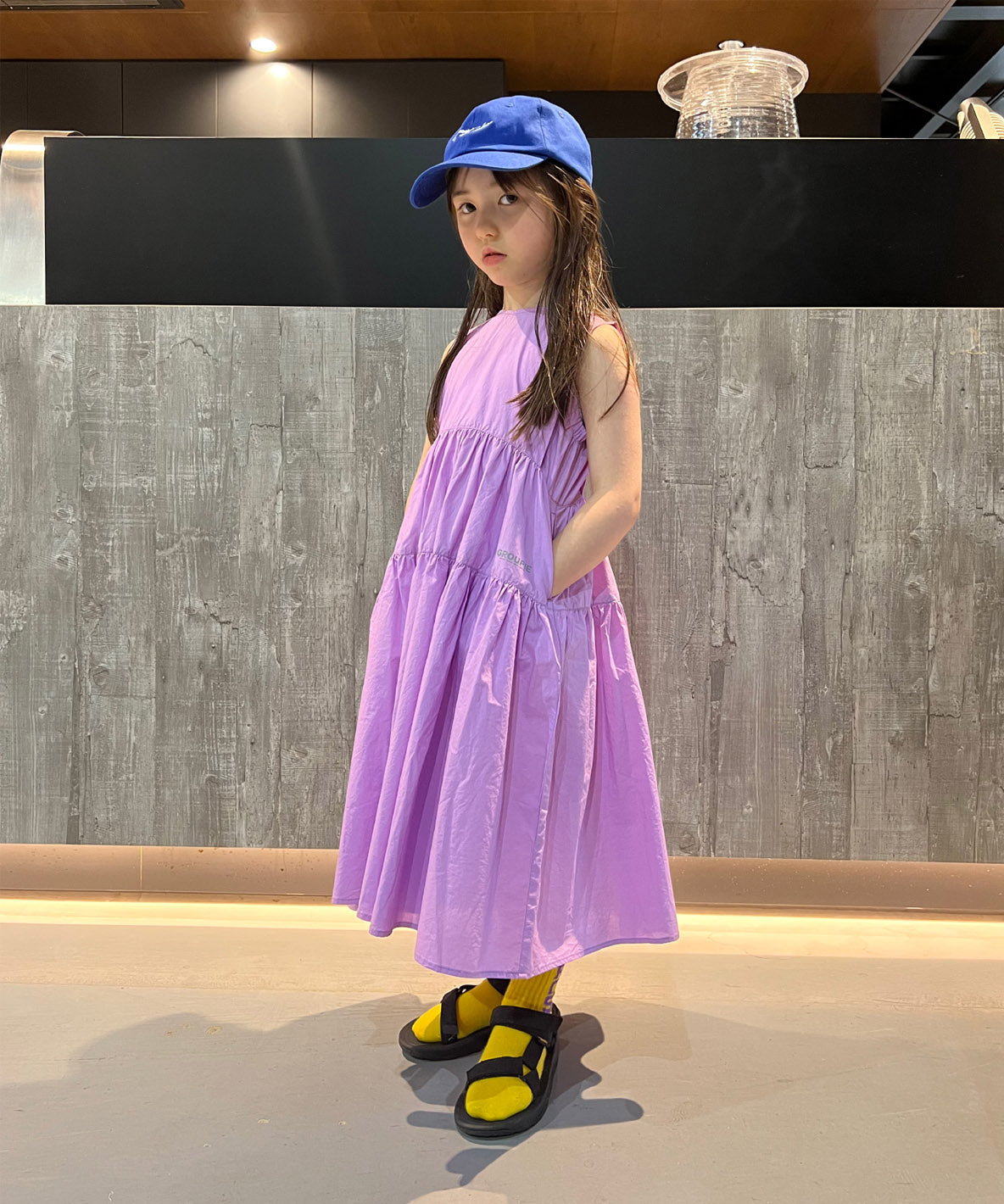 High Gauge Cotton Sleeveless Dress