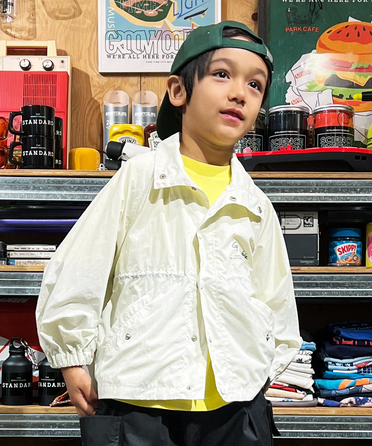 Nylon Flare Back Jacket