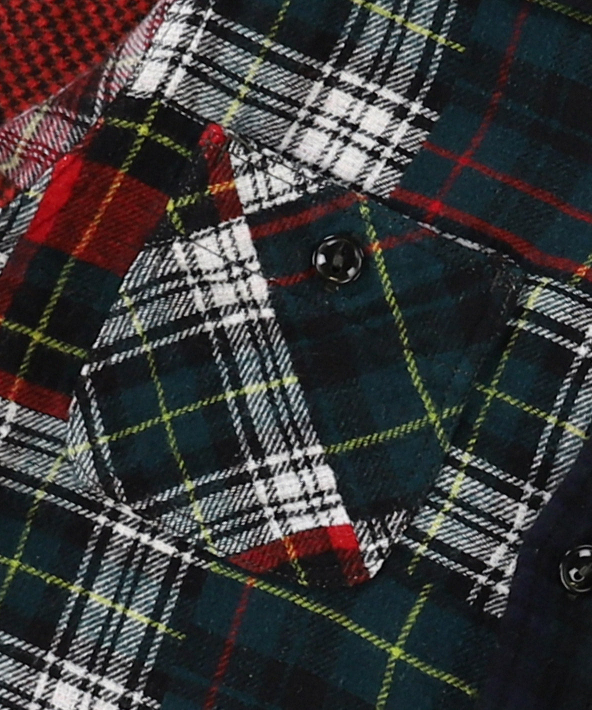 Patchwork Checked Shirt