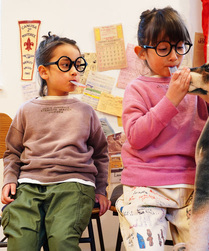 Vintage Fleece Simple Sweatshirt