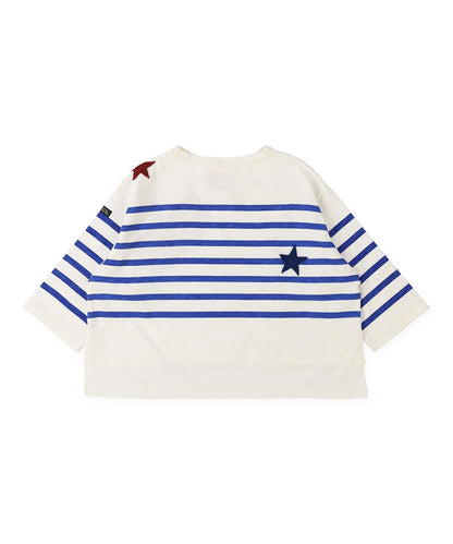 Striped Print Star Tee