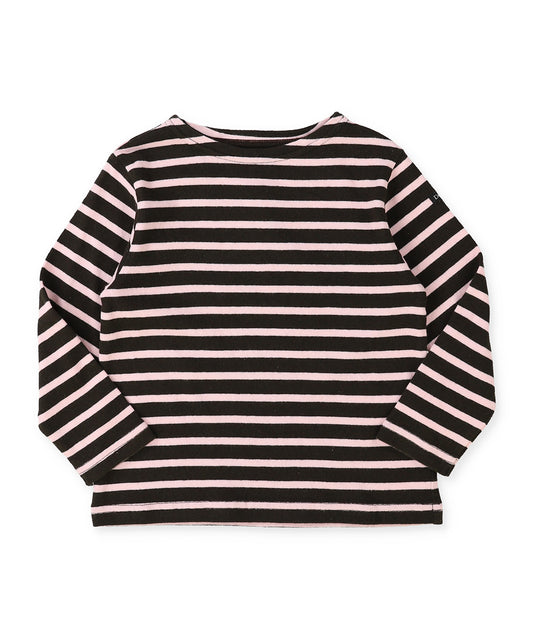 Striped Boatneck Long Sleeve Tee