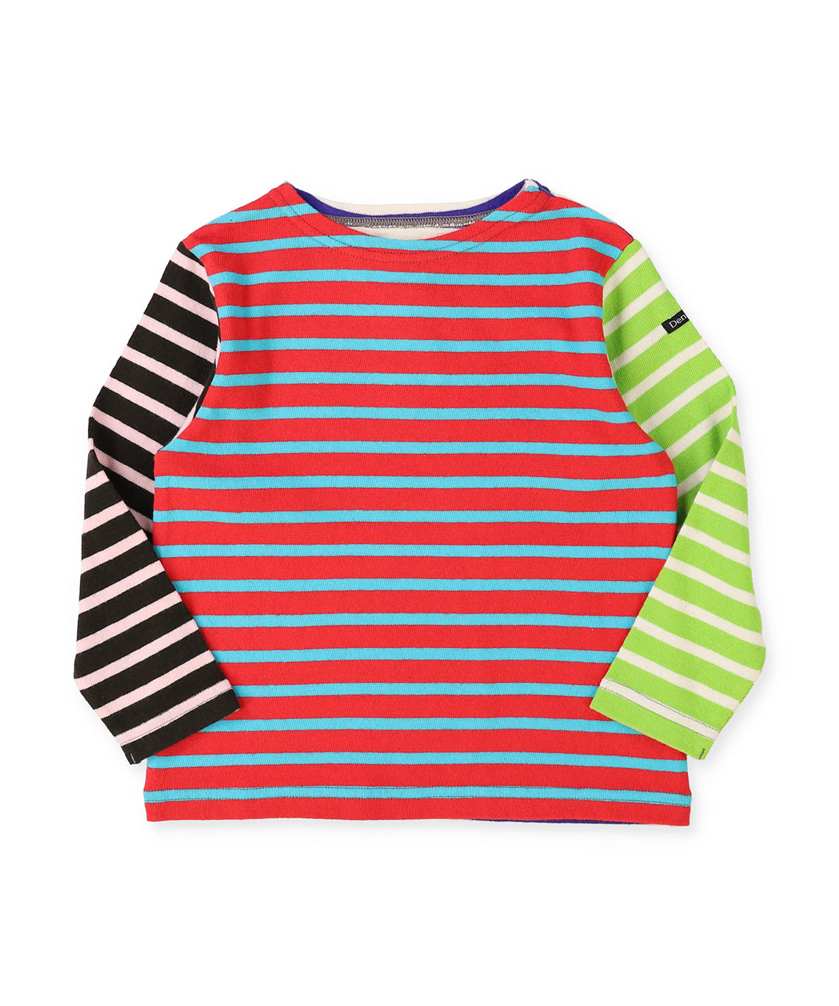 Striped Boatneck Long Sleeve Tee