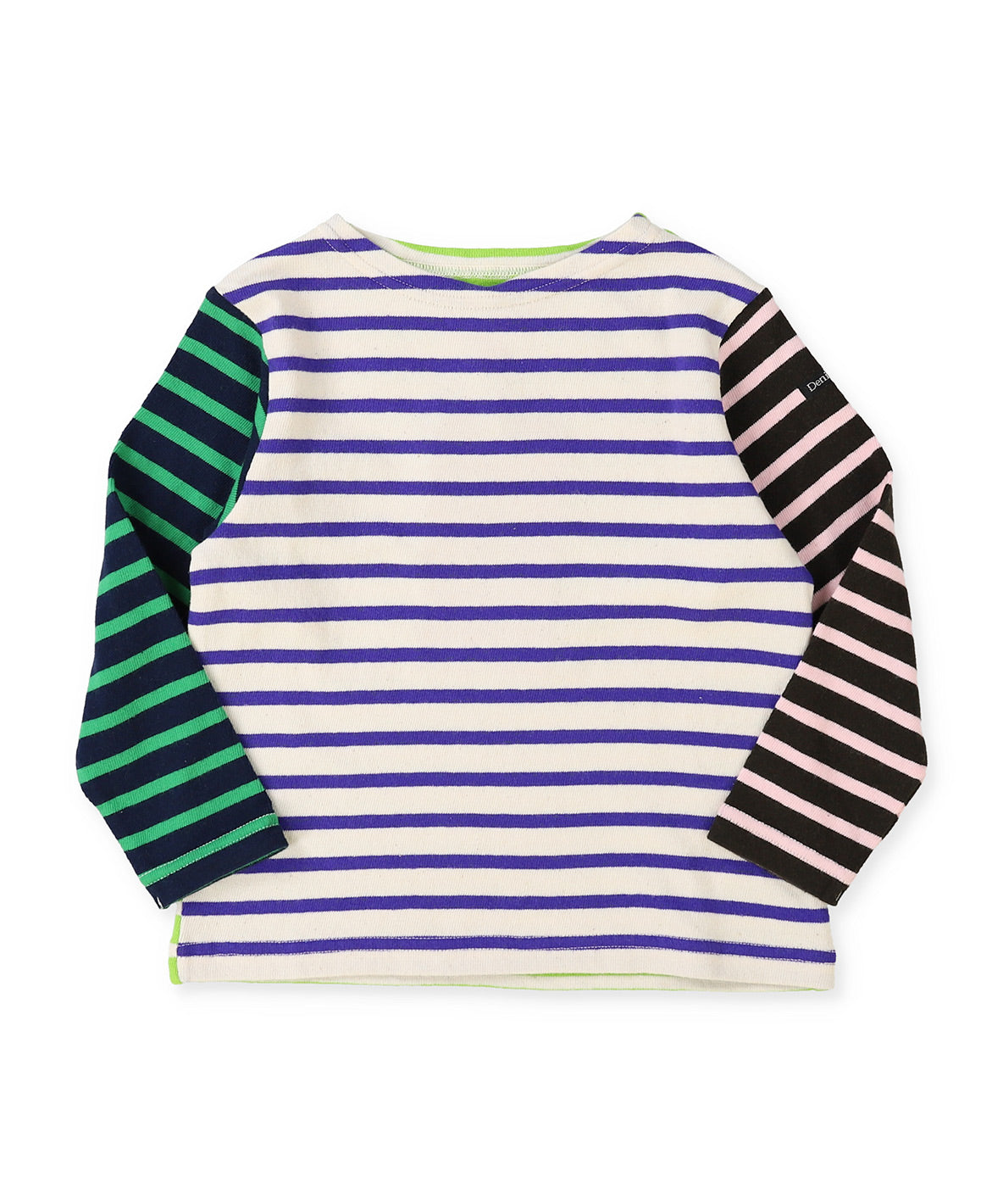 Striped Boatneck Long Sleeve Tee