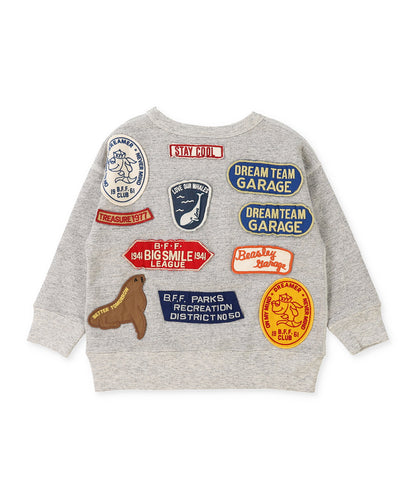 Tompkin Fleece Patch Sweat Shirt