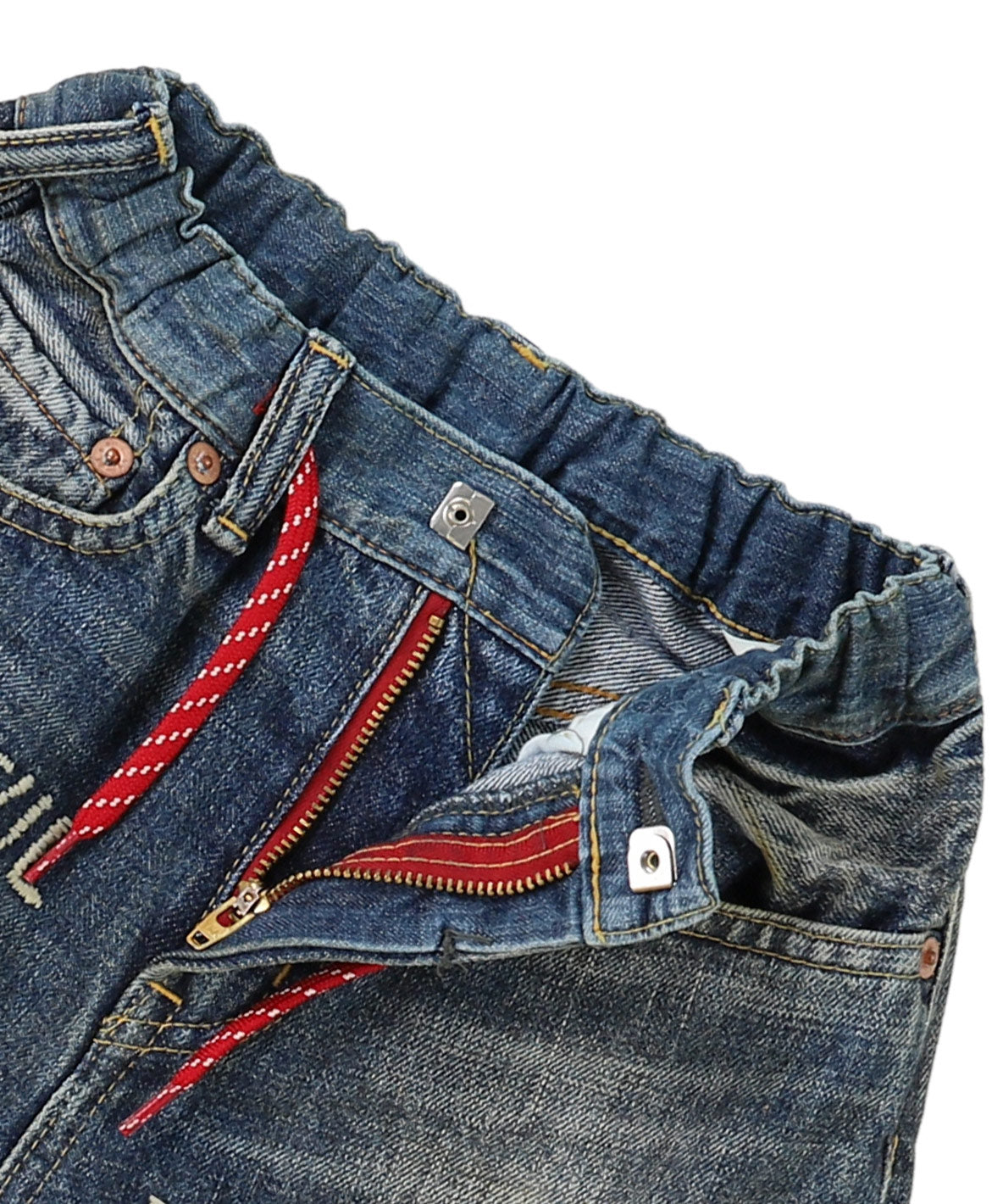 12oz HOME MADE Denim Scribble Easy Pants