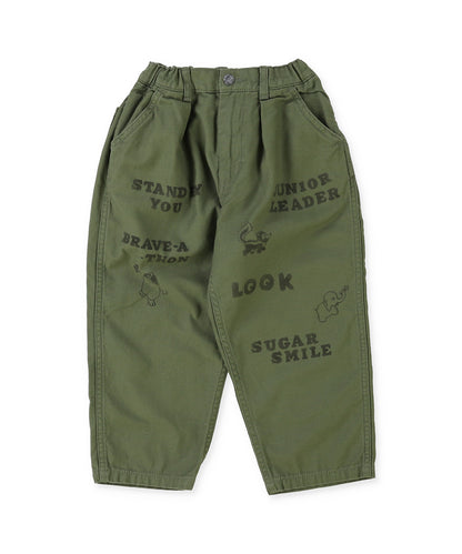 Military Back Satin Pants