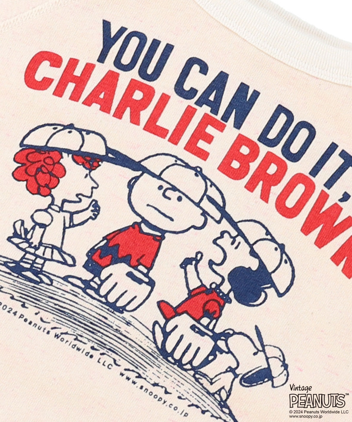 Tompkin Fleece SNOOPY BASEBALL Sweatshirt