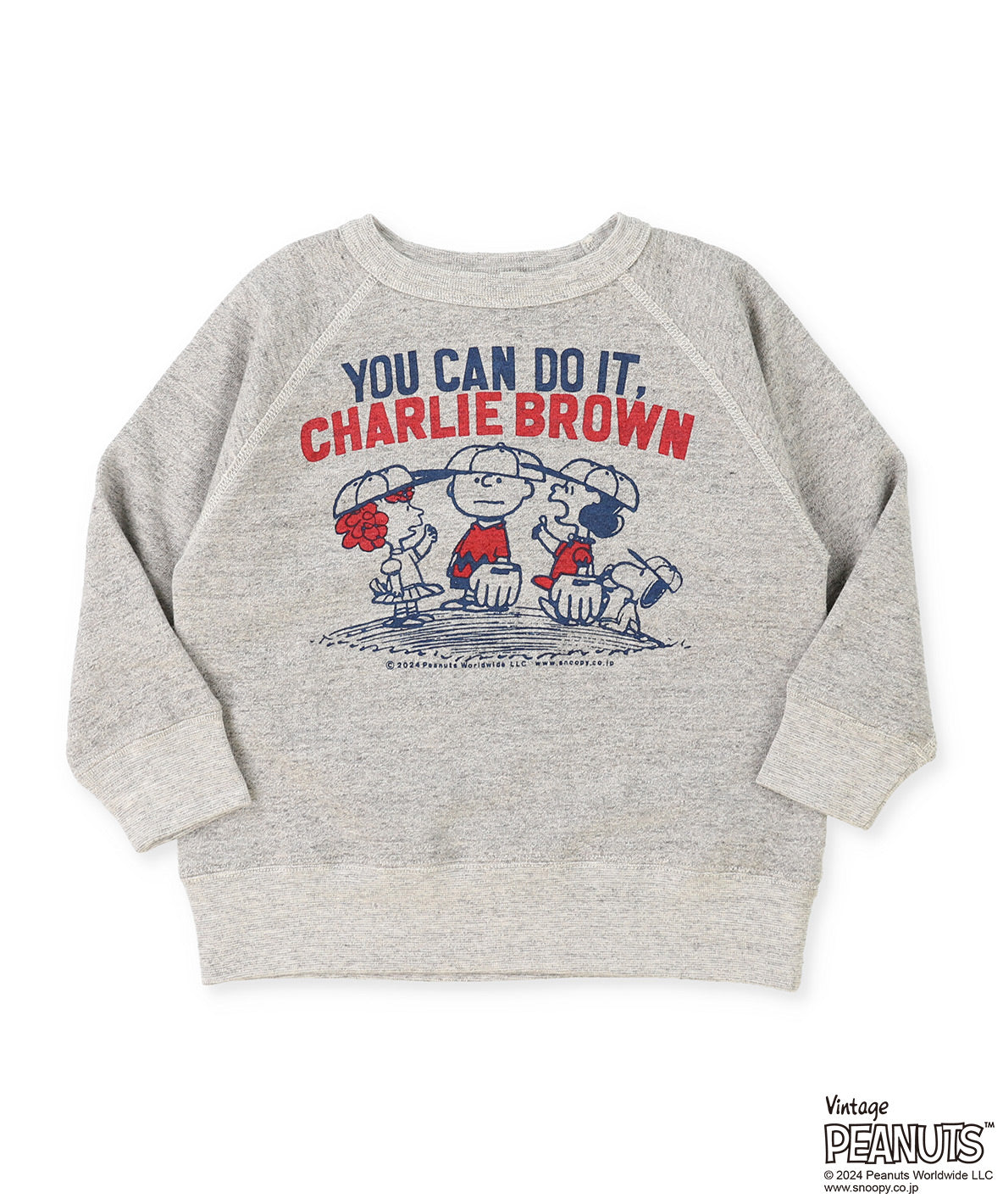 Tompkin Fleece SNOOPY BASEBALL Sweatshirt