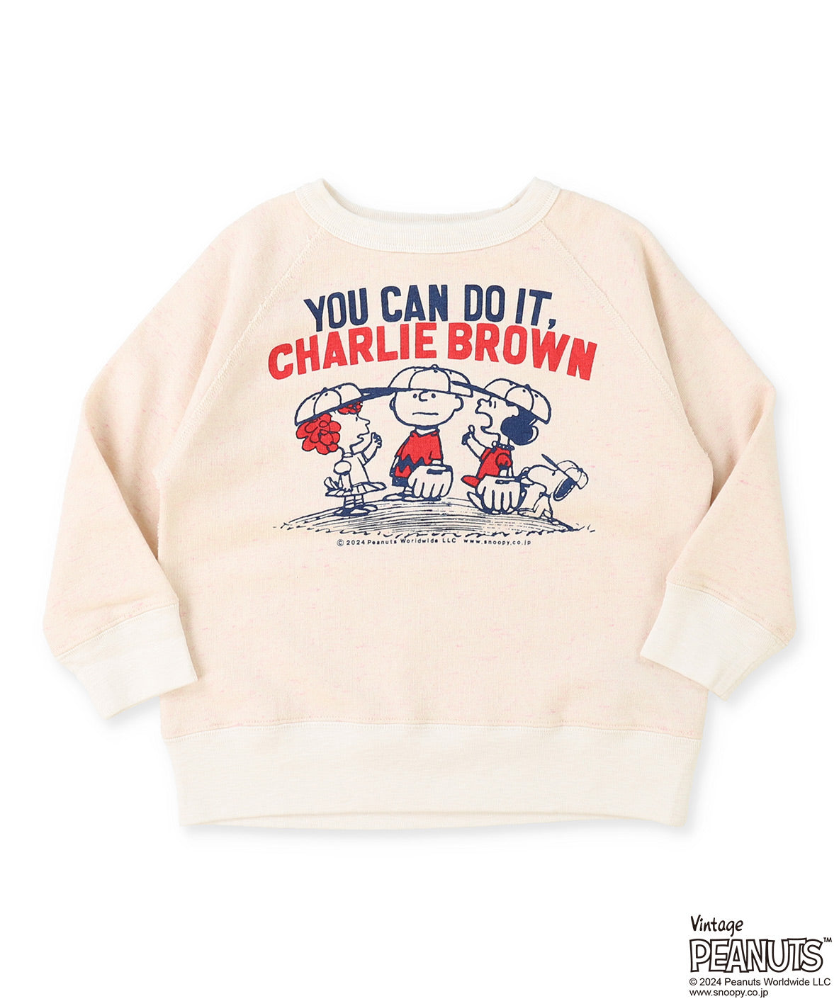 Tompkin Fleece SNOOPY BASEBALL Sweatshirt