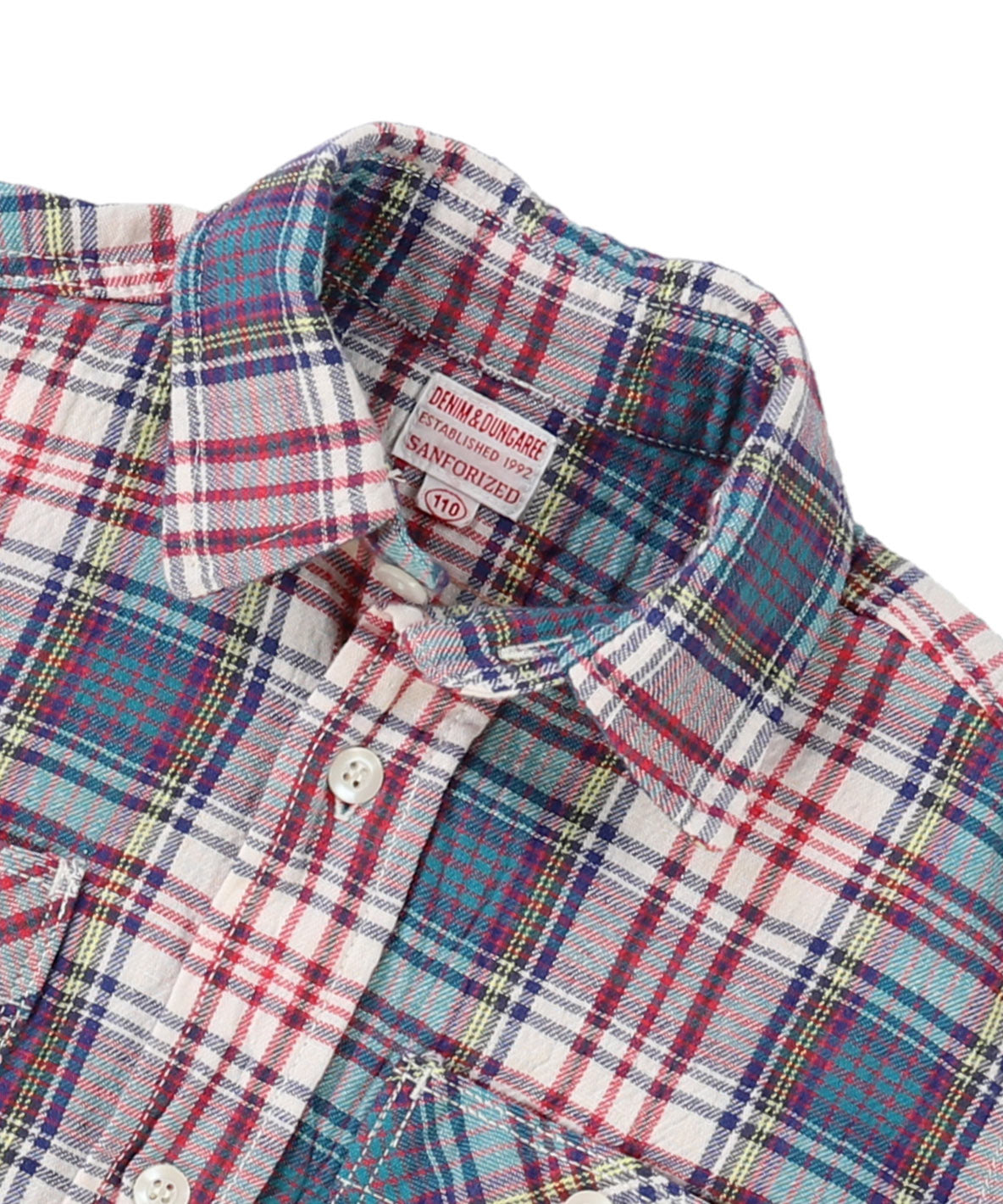 Strongly-twisted Plaid Shirt