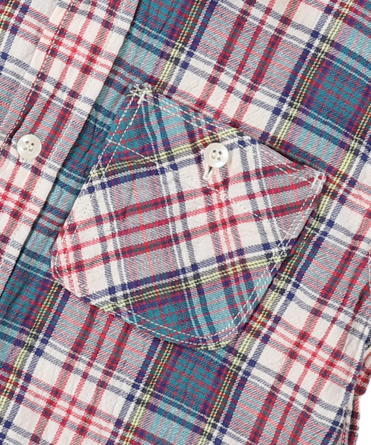 Strongly-twisted Plaid Shirt