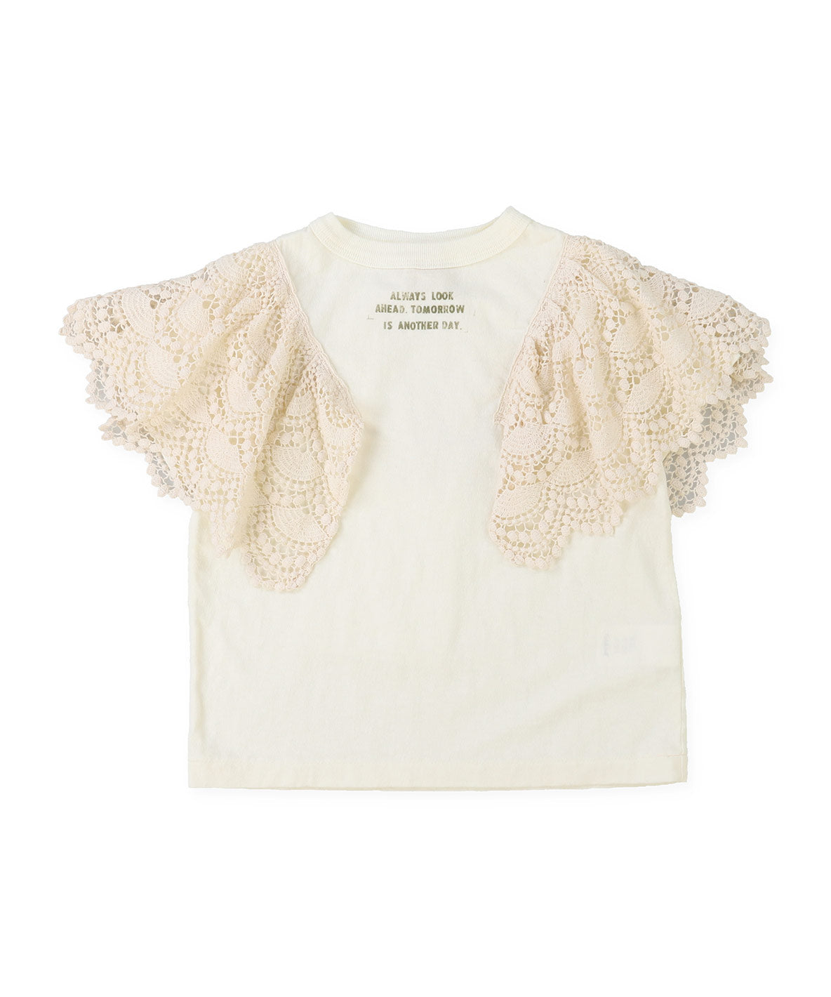 Vintage Cotton Jersey Ruffled Tee