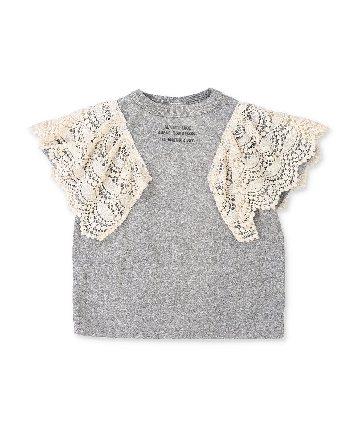 Vintage Cotton Jersey Ruffled Tee