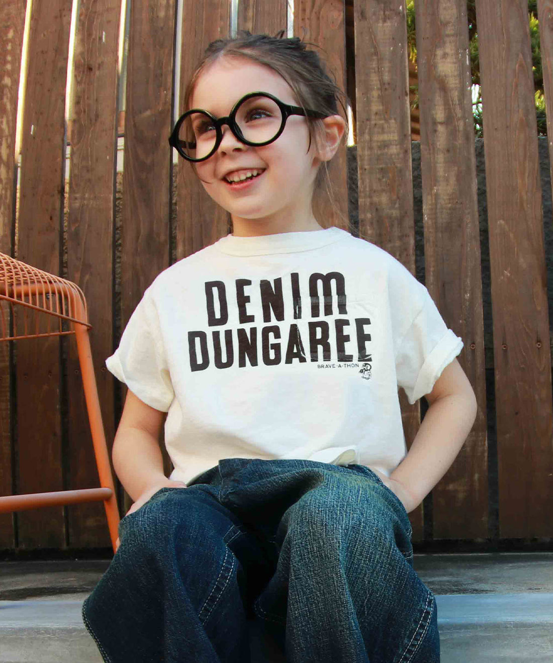 DENIM DUNGAREE Tee – FITH ONLINE STORE