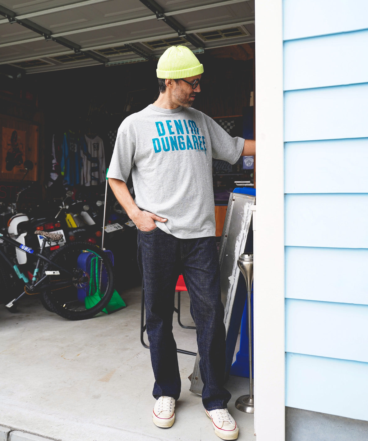 DENIM DUNGAREE Tee