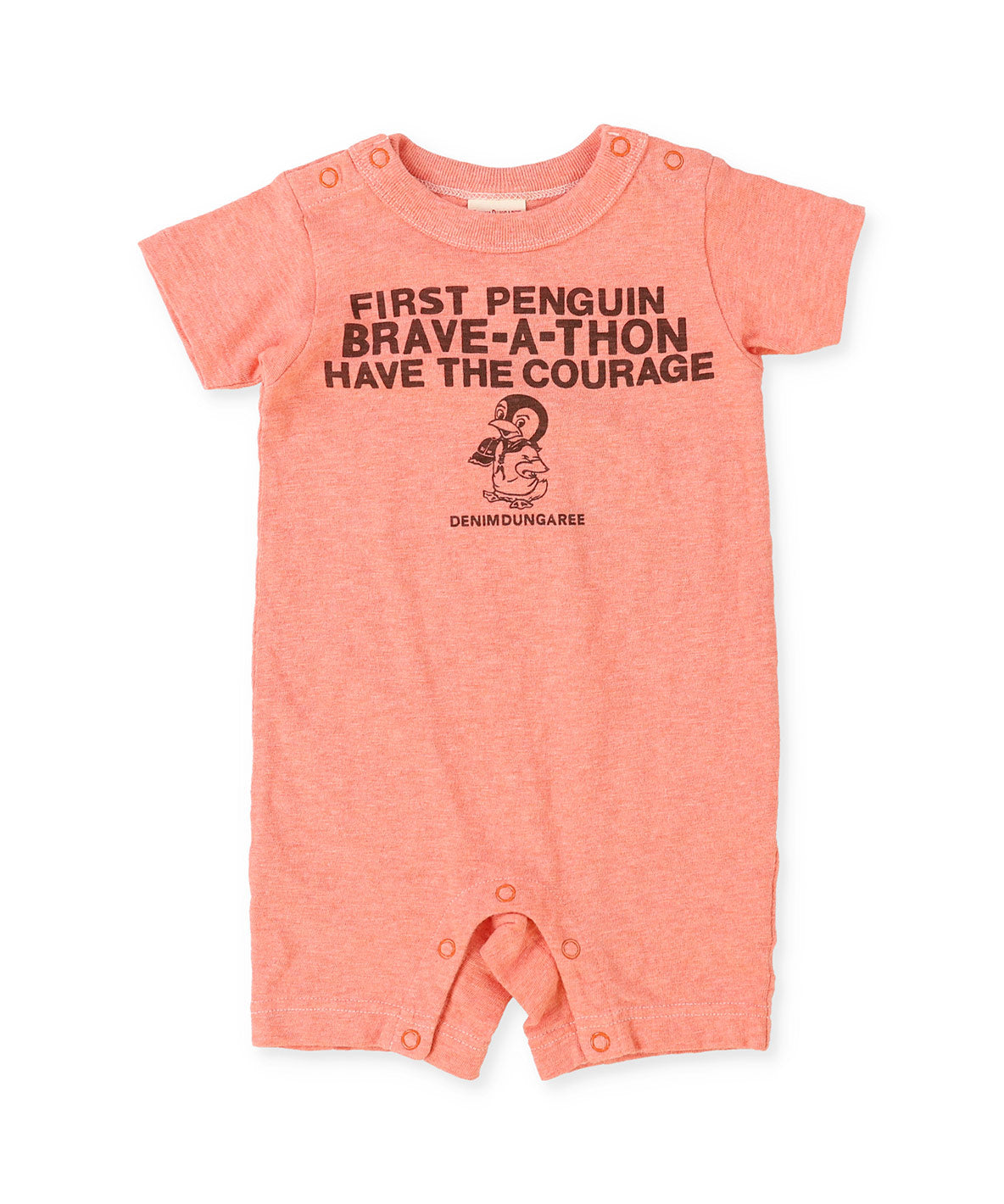 Cotton Jersey PENGUIN Baby Rompers