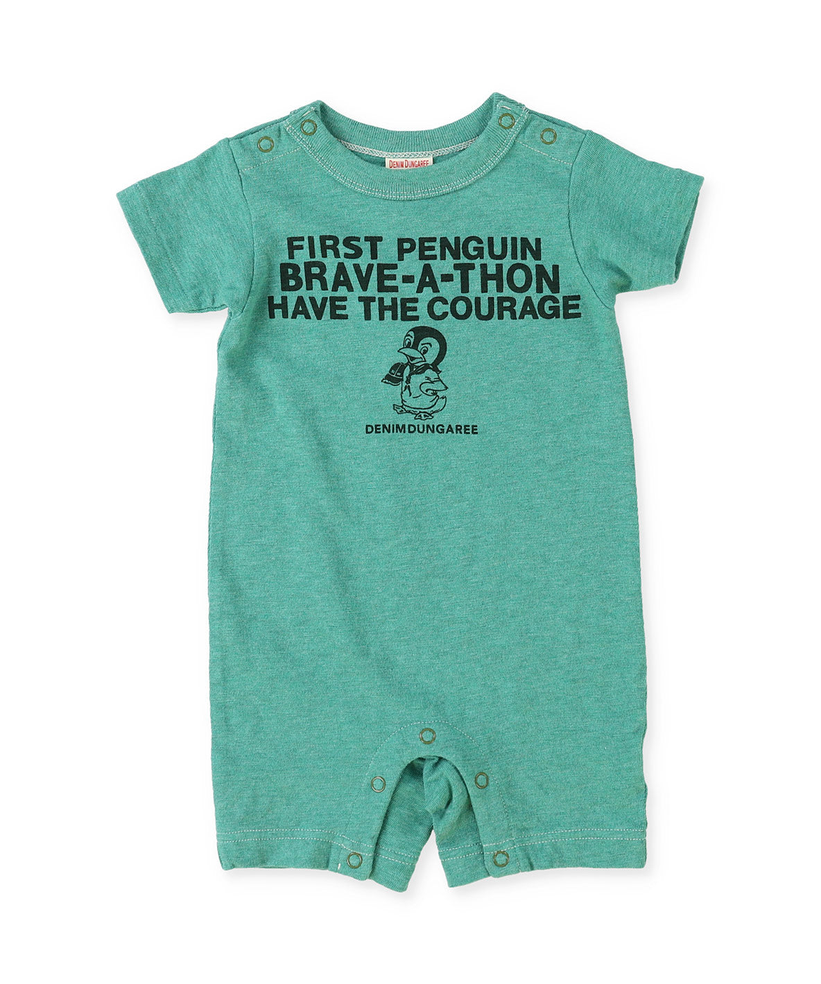 Cotton Jersey PENGUIN Baby Rompers