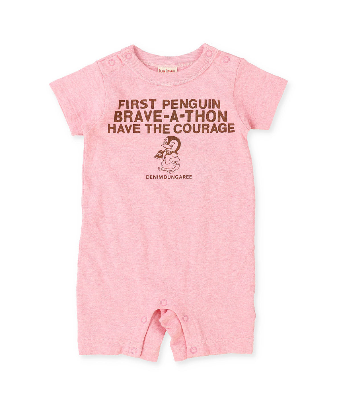 Cotton Jersey PENGUIN Baby Rompers