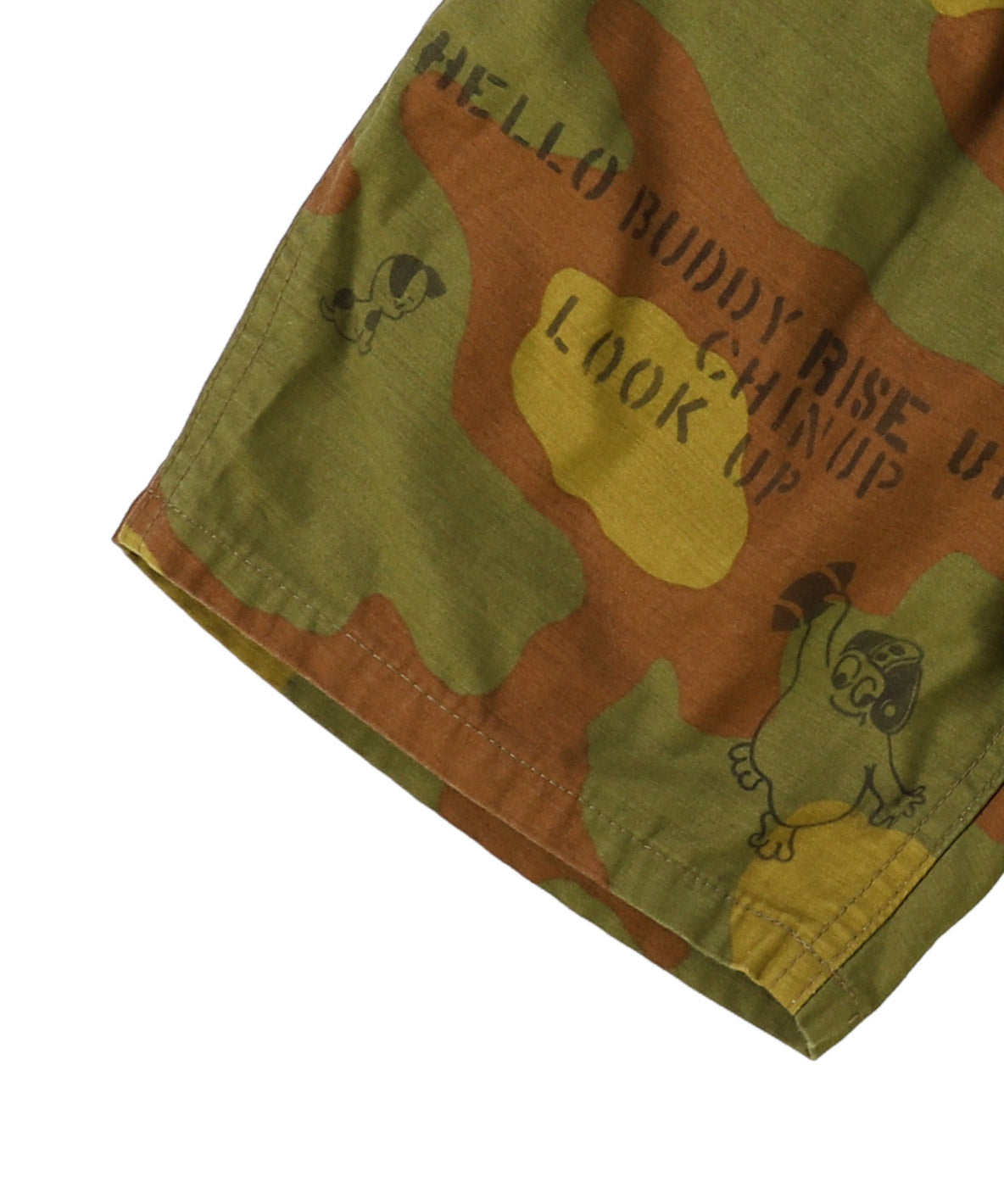 Back-satin Scribble Shorts