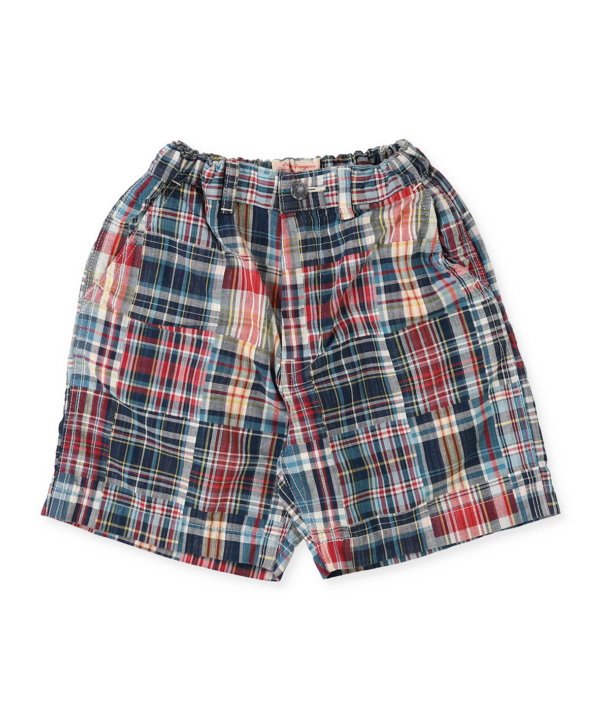 Double-weave Patchwork Shorts