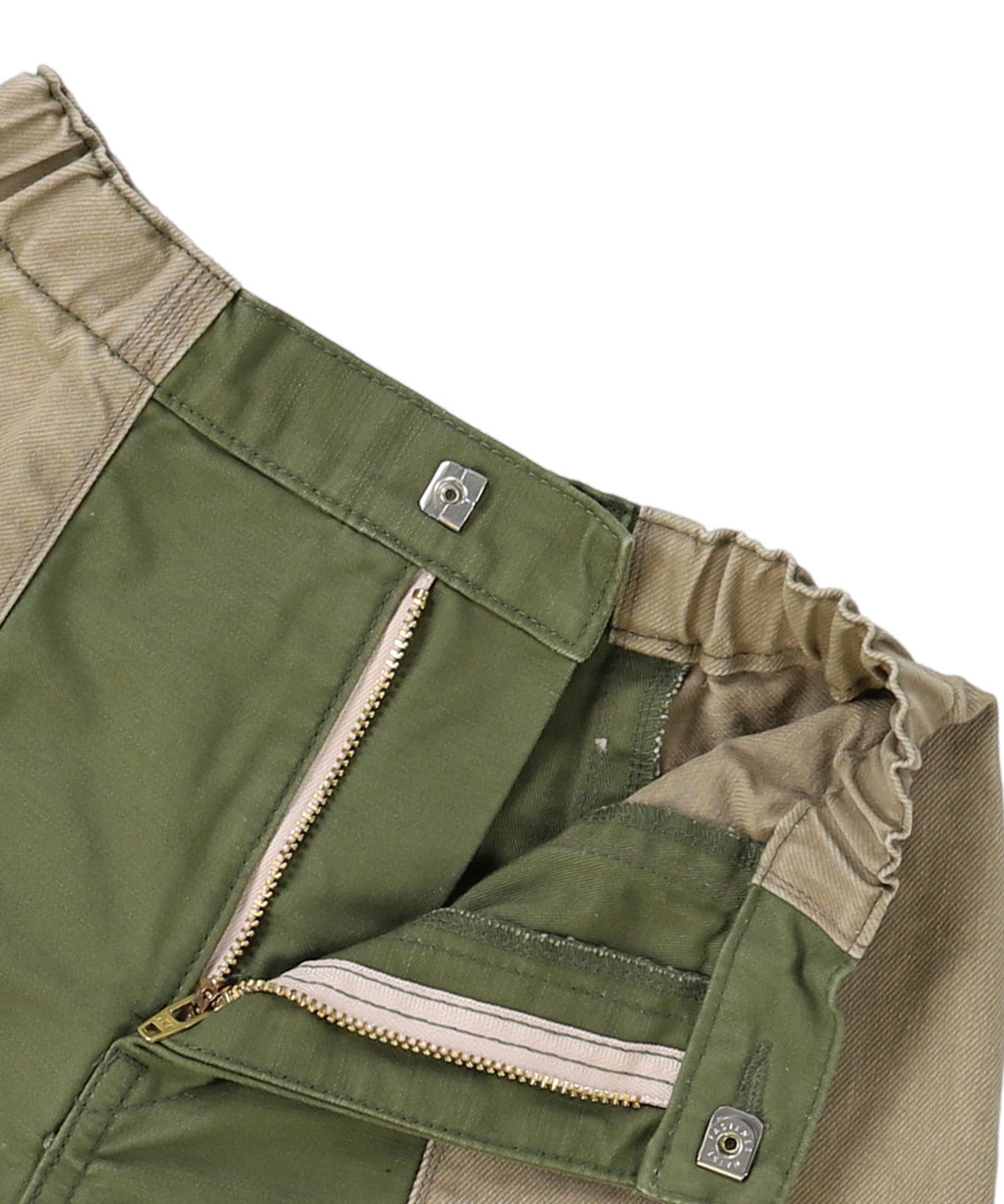 Back-satin Switching Design Shorts