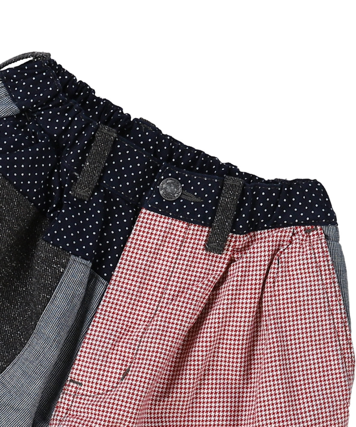 Indigo Houndstooth Shorts