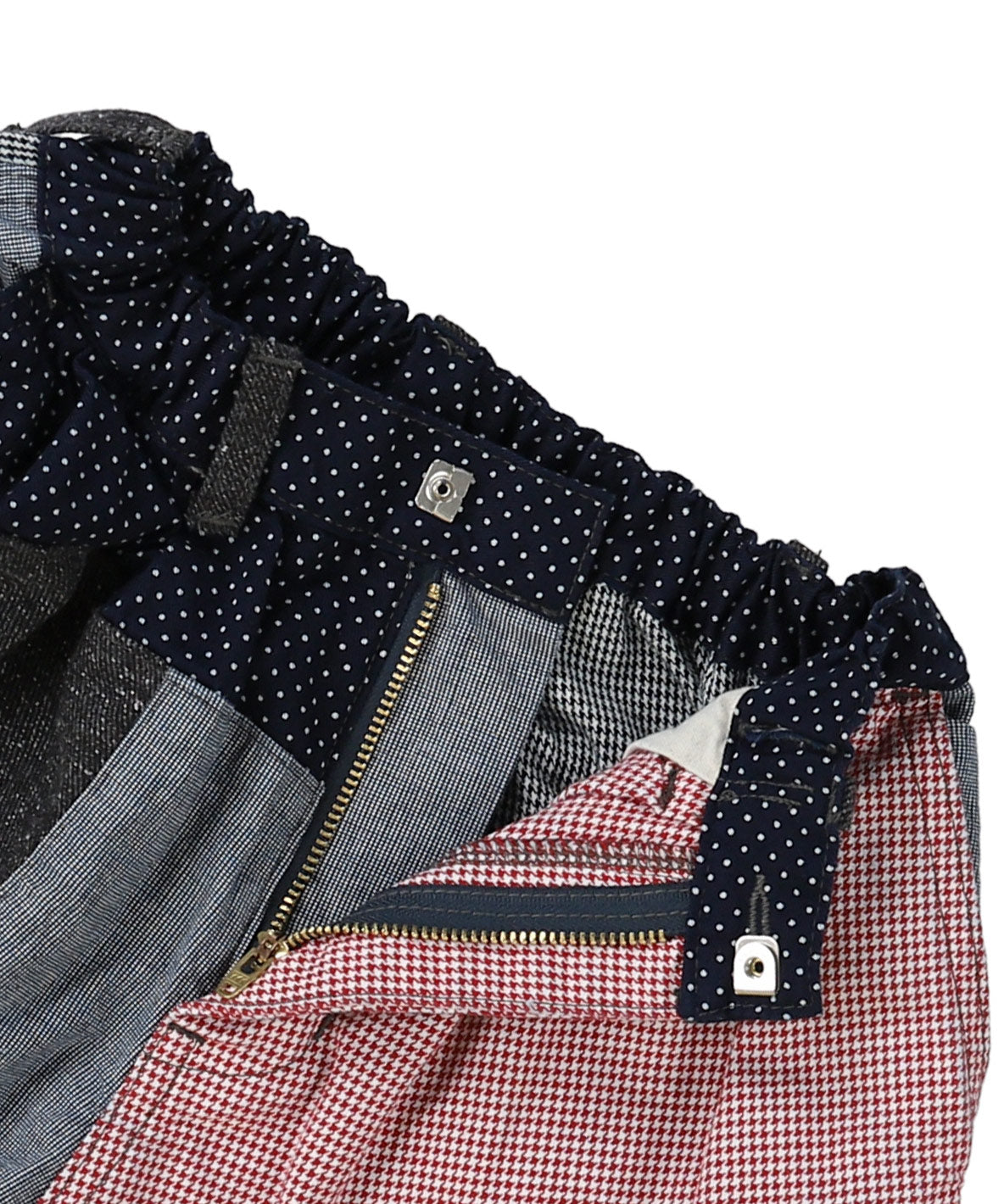 Indigo Houndstooth Shorts