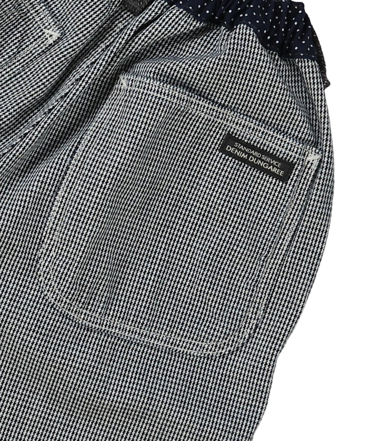 Indigo Houndstooth Shorts