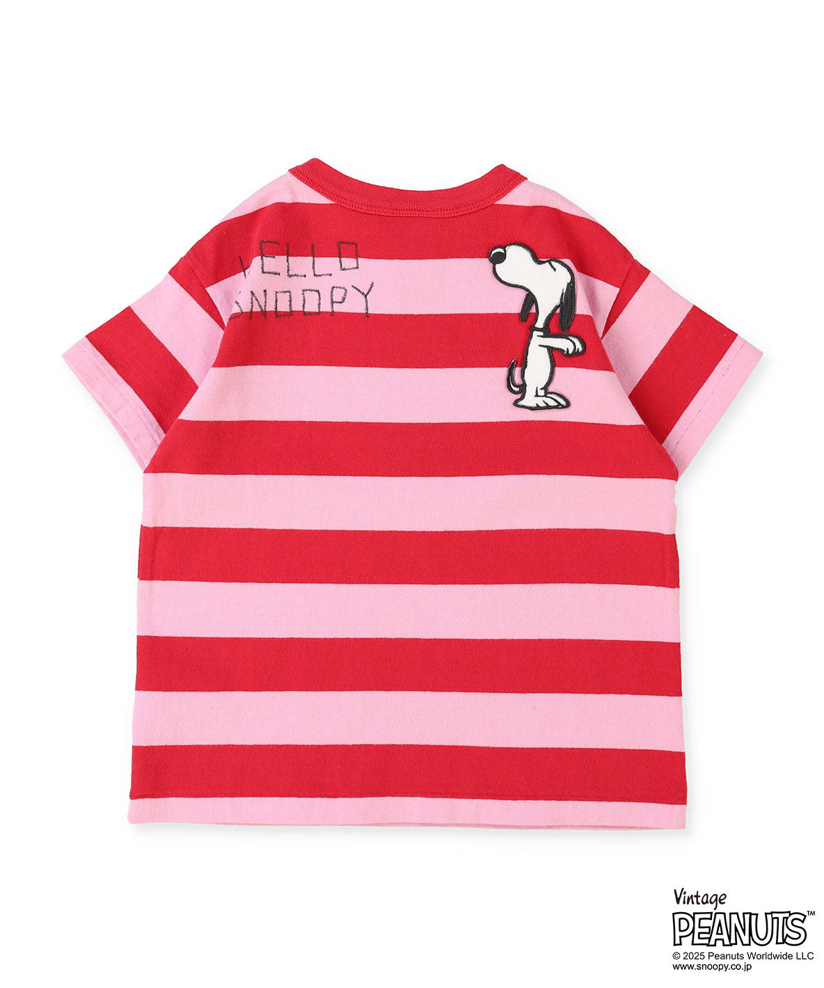 Wide Striped SNOOPY Tee