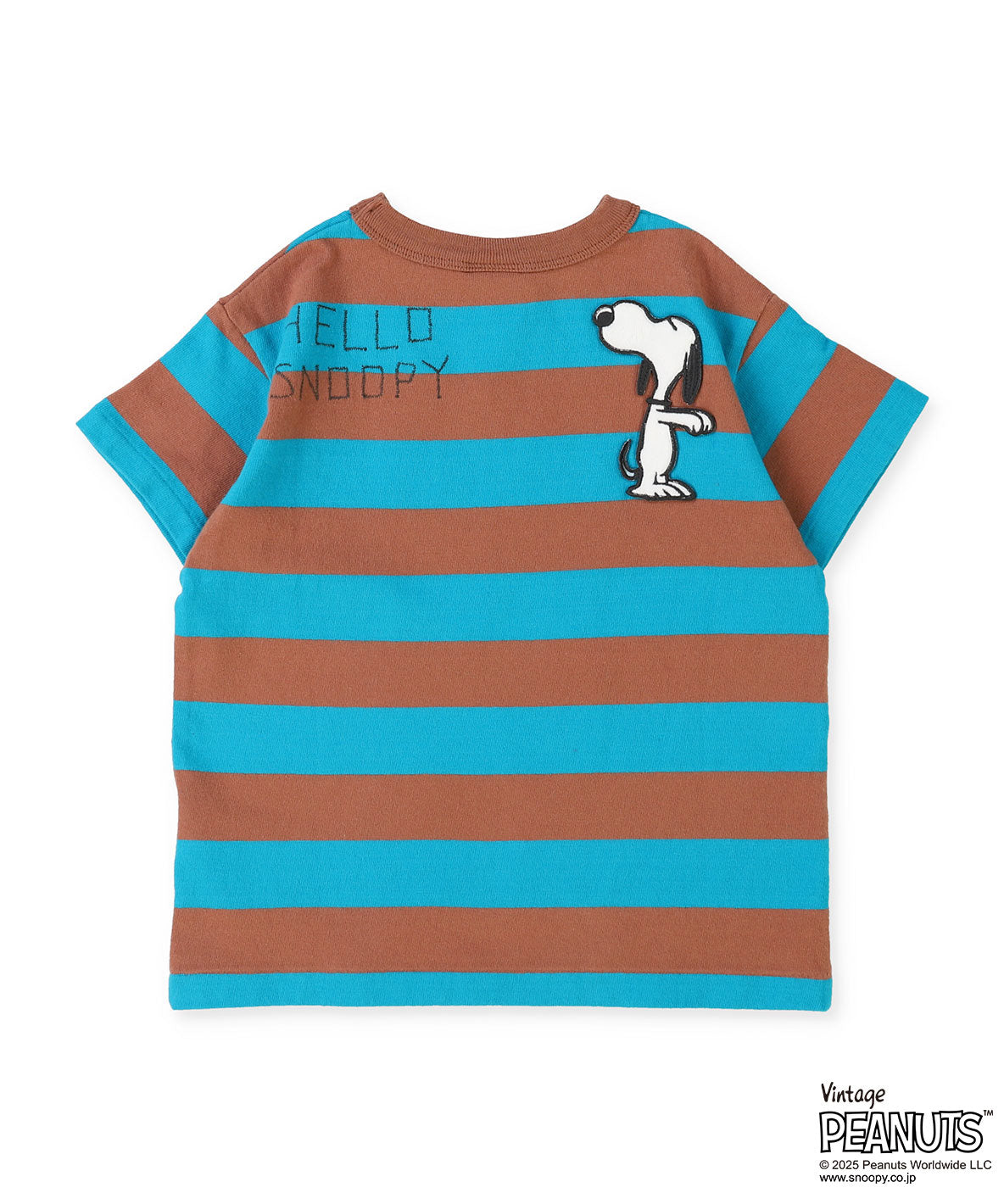 Wide Striped SNOOPY Tee