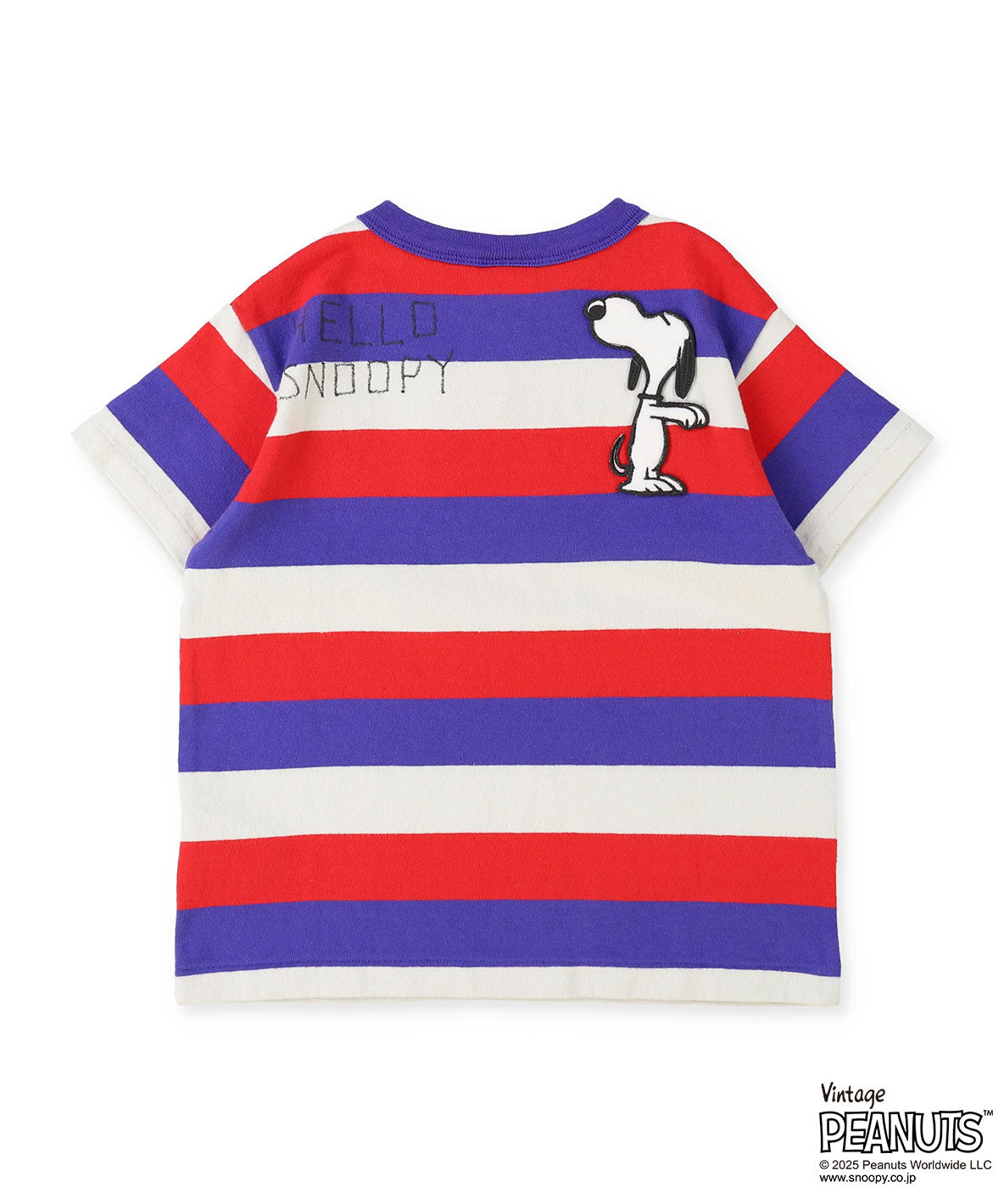 Wide Striped SNOOPY Tee